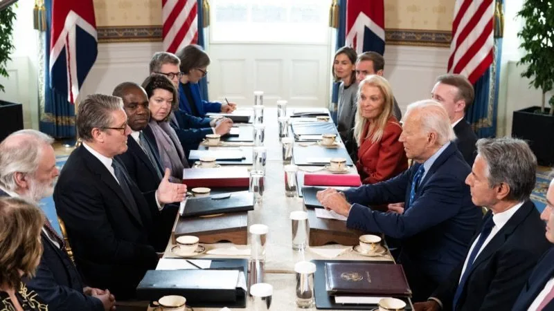Biden and UK’s Starmer Discuss Ukraine, Israel, and Global Security Strategy