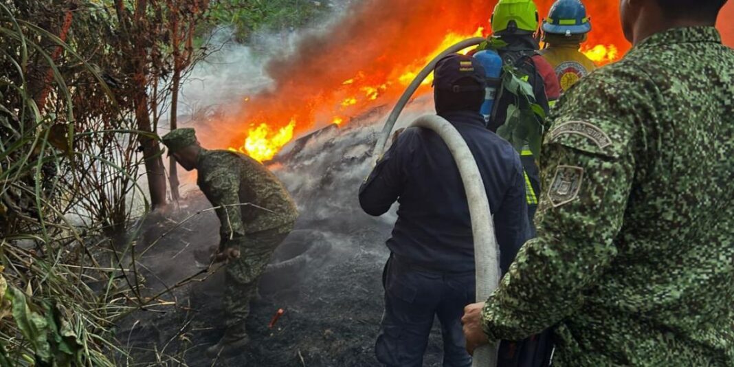 Colombia Burns: Over 7,000 Hectares Scorched as Wildfires Rage Across Five Regions