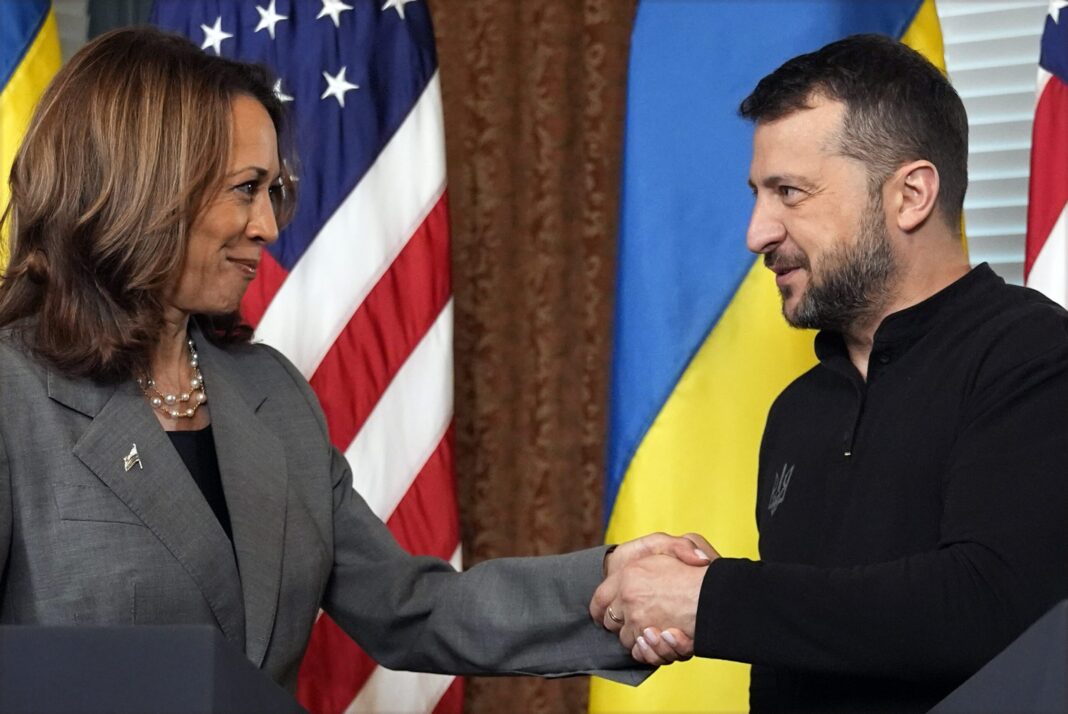 Kamala Harris Vows to Stand with Ukraine, Promising Their Triumph Over Russia